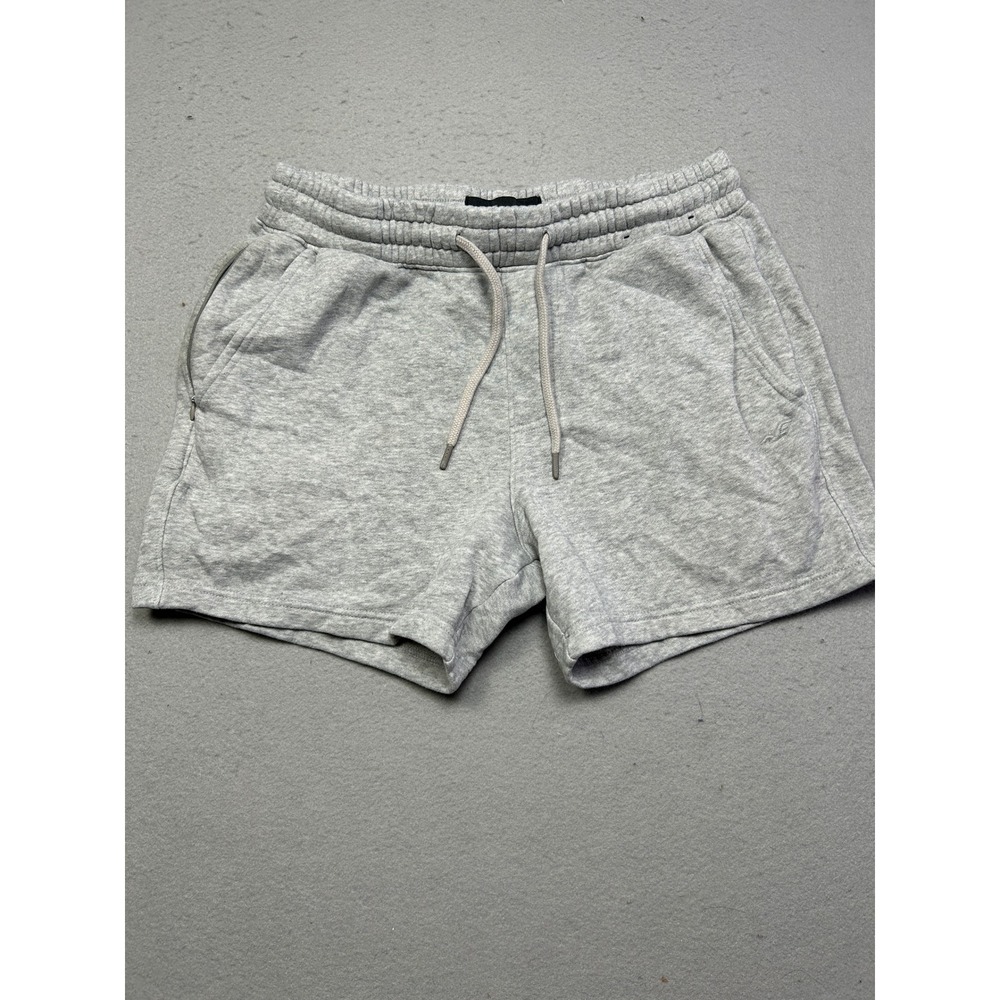 Hollister Sweat Shorts Cotton Blend Gray Heather Small Mens